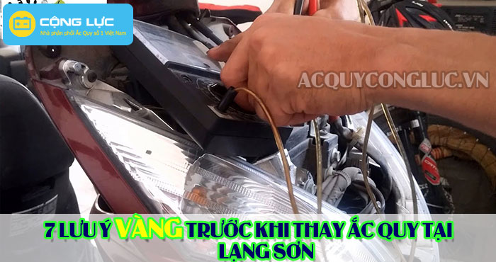 các lưu ý trước khi thay ắc quy tại lạng sơn