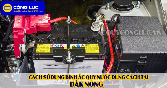 cách sử dụng bình ắc quy nước đúng cách tại đắk nông