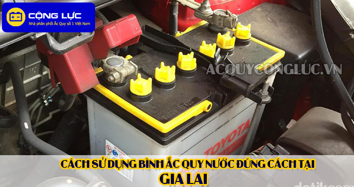 cách sử dụng bình ắc quy nước tại gia lai