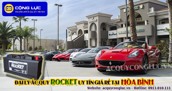 đại lý ắc quy rocket tại hòa bình