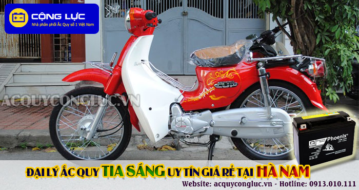 đại lý ắc quy tia sáng tại hà nam