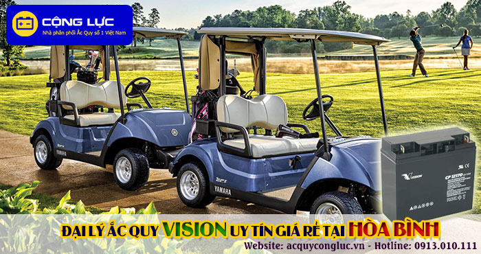 đại lý ắc quy Vision tại Hòa Bình