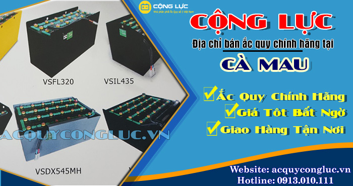 địa chỉ bán ắc quy chính hãng tại cà mau