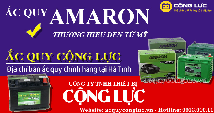 địa chỉ bán ắc quy chính hãng tại hà tĩnh - đại lý ắc quy cộng lực