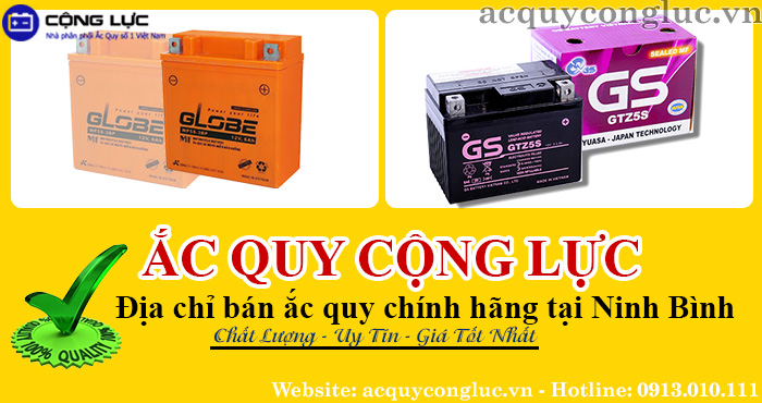 địa chỉ bán ắc quy chính hãng tại Ninh Bình