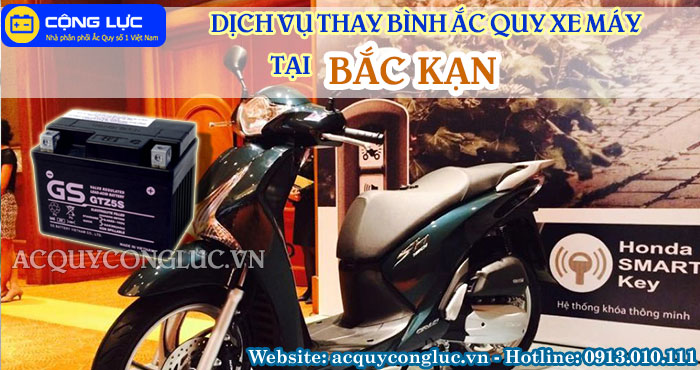 dịch vụ thay bình ắc quy xe máy tại bắc kạn