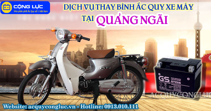 dịch vụ thay bình ắc quy xe tải tại quảng ngai