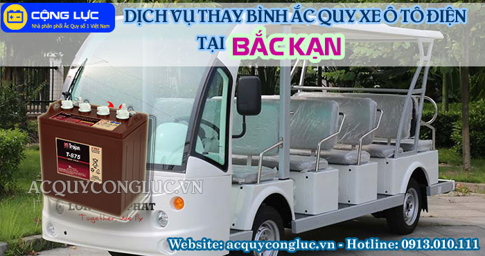 dịch vụ thay bình ắc quy xe ô tô điện tại Bắc Kạn