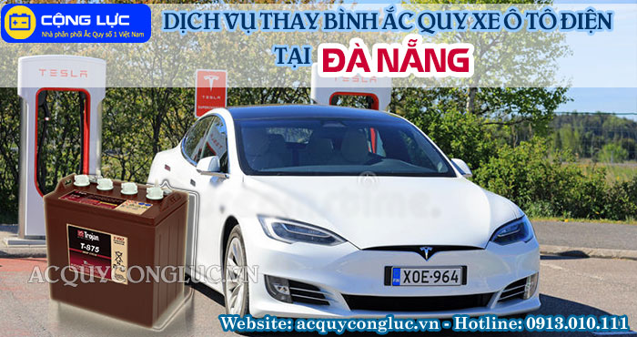 dịch vụ thay bình ắc quy xe ô tô điện tại đà nẵng