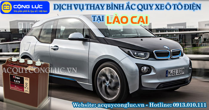 dịch vụ thay bình ắc quy xe ô tô điện tại lào cai