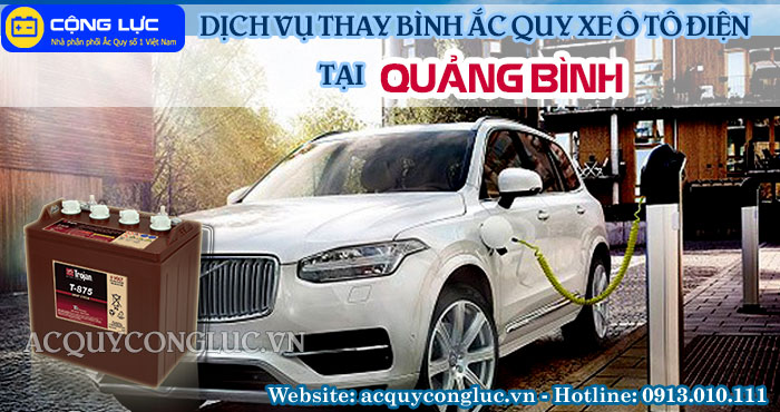 dịch vụ thay bình ắc quy xe ô tô điện tại quảng bình