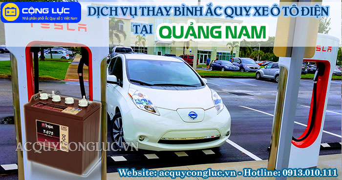 dịch vụ thay bình ắc quy xe ô tô điện tại quảng nam