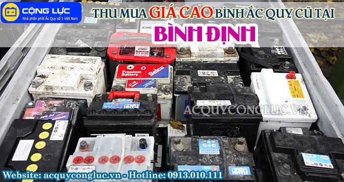 dịch vụ thu mua giá cao bình ắc quy cũ tại bình định