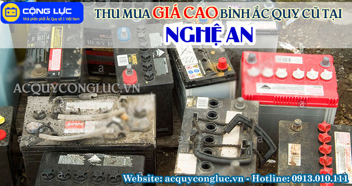 dịch vụ thu mua giá cao bình ắc quy cũ tại nghệ an