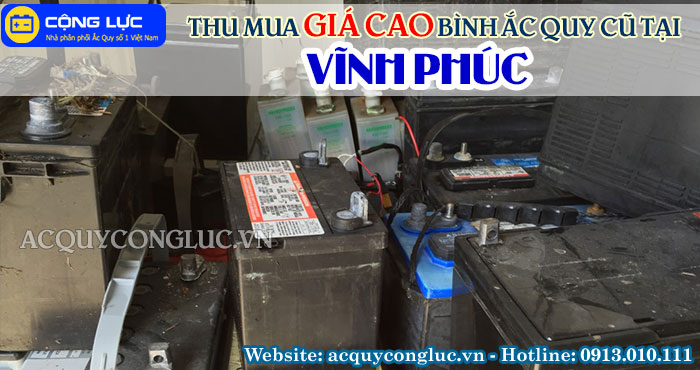 dịch vụ thu mua giá cao bình ắc quy cũ tại thái bình