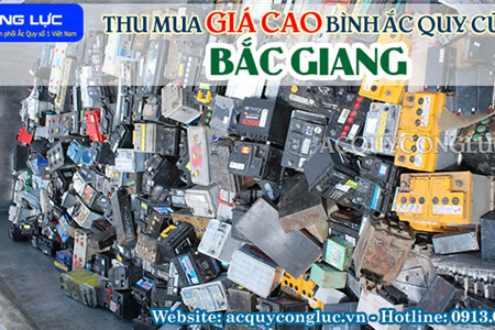 Thu Mua Giá Cao Bình Ắc quy Cũ Tại Bắc Giang