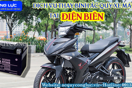 Dịch Vụ Thay Bình Ắc Quy Xe Máy Tại Điện Biên