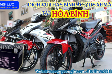 Dịch Vụ Thay Bình Ắc Quy Xe Máy Tại Hòa Bình