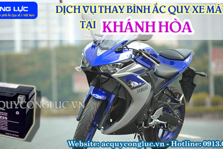 Dịch Vụ Thay Bình Ắc Quy Xe Máy Tại Khánh Hòa