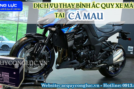 Dịch Vụ Thay Bình Ắc Quy Xe Máy Tại Cà Mau