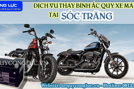 Dịch Vụ Thay Bình Ắc Quy Xe Máy Tại Sóc Trăng