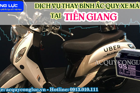 Dịch Vụ Thay Bình Ắc Quy Xe Máy Tại Tiền Giang