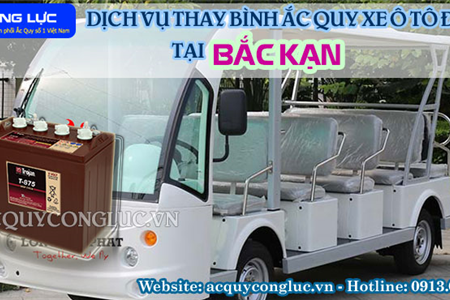 Dịch Vụ Thay Bình Ắc Quy Xe Ô Tô Điện Tại Bắc Kạn