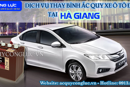 Dịch Vụ Thay Bình Ắc Quy Xe Ô Tô Điện Tại Hà Giang