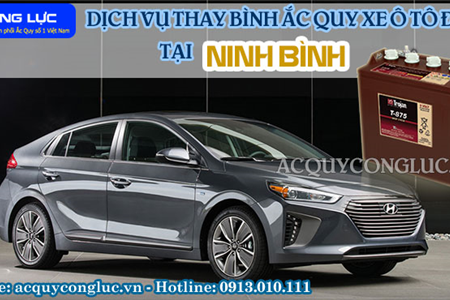 Dịch Vụ Thay Bình Ắc Quy Xe Ô Tô Điện Tại Ninh Bình