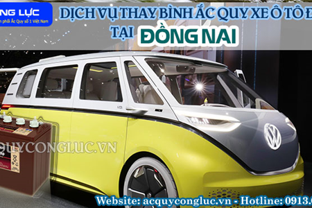 Dịch Vụ Thay Bình Ắc Quy Xe Ô Tô Điện Tại Đồng Nai