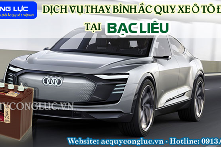 Dịch Vụ Thay Bình Ắc Quy Xe Ô Tô Điện Tại Bạc Liêu