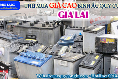 Thu Mua Giá Cao Bình Ắc quy Cũ Tại Gia Lai