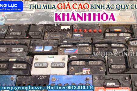 Thu Mua Giá Cao Bình Ắc quy Cũ Tại Khánh Hòa