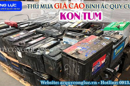 Thu Mua Giá Cao Bình Ắc quy Cũ Tại Kon Tum