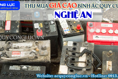 Thu Mua Giá Cao Bình Ắc quy Cũ Tại Nghệ An