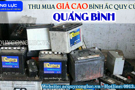 Thu Mua Giá Cao Bình Ắc quy Cũ Tại Quảng Bình