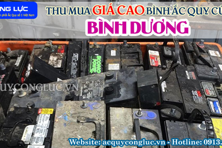 Thu Mua Giá Cao Bình Ắc quy Cũ Tại Bình Dương