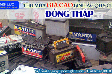 Thu Mua Giá Cao Bình Ắc quy Cũ Tại Đồng Tháp