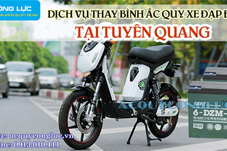 Dịch Vụ Thay Bình Ắc Quy Xe Đạp Điện Tại Tuyên Quang Chất Lượng Nhất