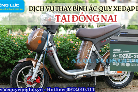 Dịch Vụ Thay Bình Ắc Quy Xe Đạp Điện Tại Đồng Nai Chính Hãng Giá Rẻ